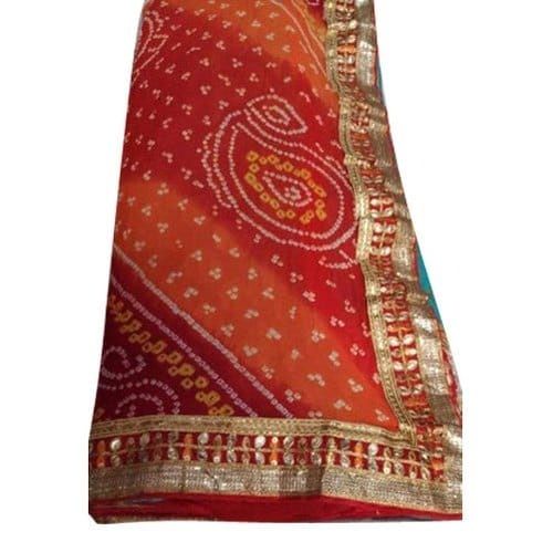 Multiple Cotton Silk Daily Wear Stone Work Jaipuri Printed Multi-Color Saree