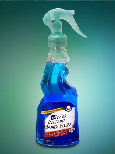 Elvia Instant Hand Rub Sanitizer With Trigger Bottle Pump 550 Ml