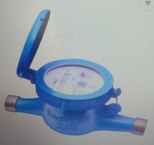 Metal Highly Accuracy And Automatic Analog Display Water Meter In Blue Colour