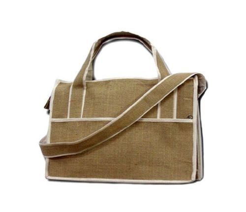 Light Weight And Very Spacious Plain Jute Conference Bag For Unisex