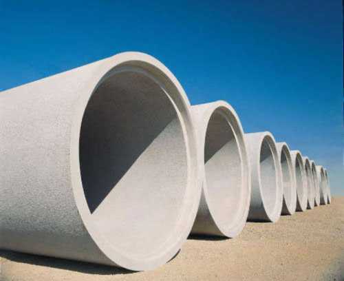 Moisture Resistant Round Shape Grey Cement Concrete Pipe For Industrial Use