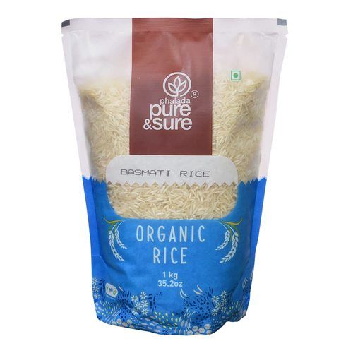 Pure And Sure Organic Gluten Free Long Grain White Basmati Rice 1 Kg Admixture (%): 1%