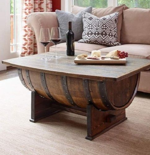 Rectangular Shape Modern Solid Wooden Coffee Table For Restaurant