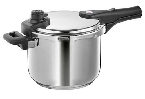 Stainless Steel Stylish Pressure Cooker With Ergonomic Bakelite Handle Handle Material: Yes