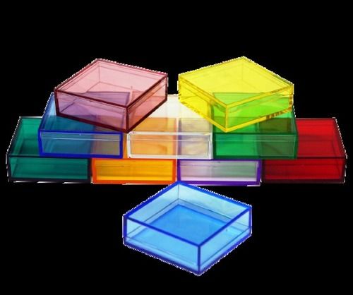 Polycarbonate Sturdy Design Light Weight Rectangular And Square Colourful Plastic Package Box