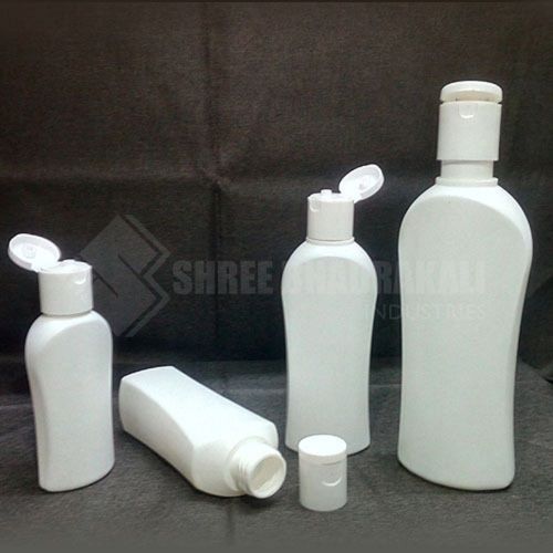 White Virgin Plastic Flat/Butterfly Shape Hair Oil Bottle For Pharmaceutical Industry Size: Subject To Order Or Availability