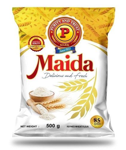 100% Natural Fresh Refined Wheat Flour Delicious And Of Rich P Mark Maida 500G Carbohydrate: 107 Grams (G)