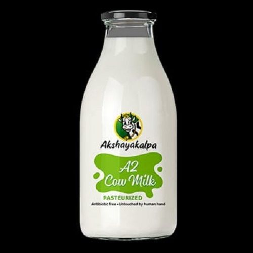 100% Pure And Fresh Akshayakalpa A2 Cow Milk Pasteurized 1 Ltr Fat Content (%): 8.5 Percentage ( % )