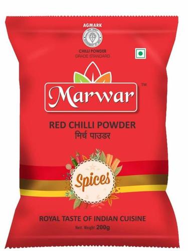 100% Pure And Organic Marwar Chili Red Chilly Powder Pack Size 200 G Grade: A