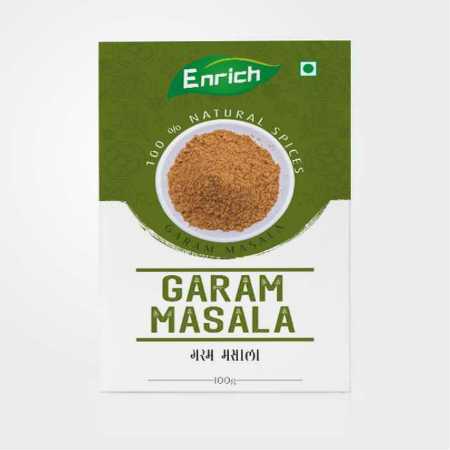 Powder Preservative Free 100% Natural And Organic Garam Masala Powder, 100Gm Pack