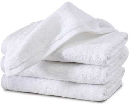 Ultra Soft White Color Cotton Hand Towel