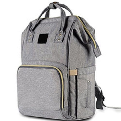 Gray Very Spacious And Light Weight Multi Function Waterproof Travel Backpack Bag