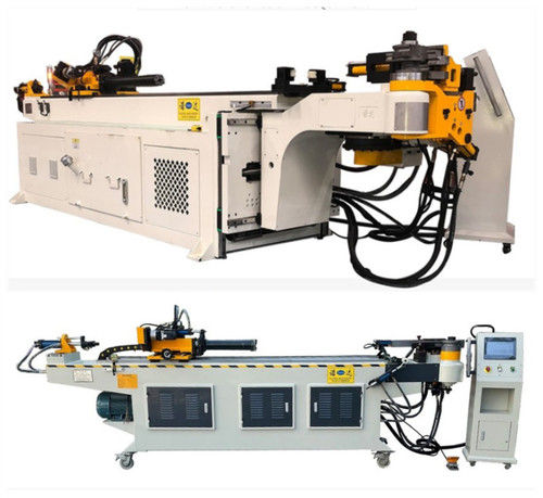 2 Axis Hydraulic CNC Square Copper Exhaust Tube Pipe Bending Machine