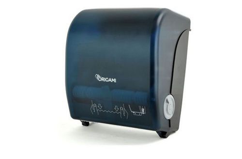 Black Abs Body Wall Mount Manual Hand Roll Paper Towel Dispenser For Washroom Size: 11.52"W X 11.42"H X 7.69"D