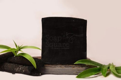 Black Antibacterial Anti-Acne Activated Charcoal And Tea Tree Oil Body Bath Soap