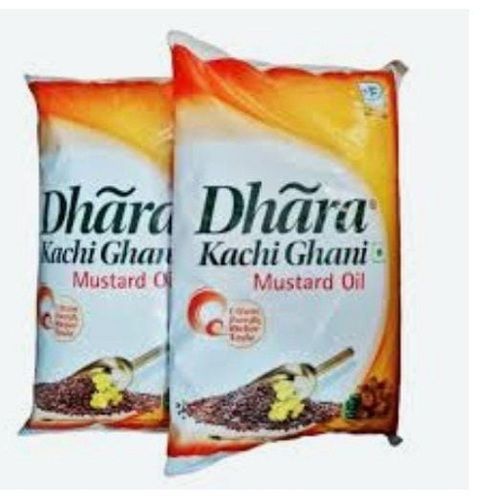 Cold Pressed Dhara Kachi Ghani Mustard Cooking Oil Available In 1 Litre
