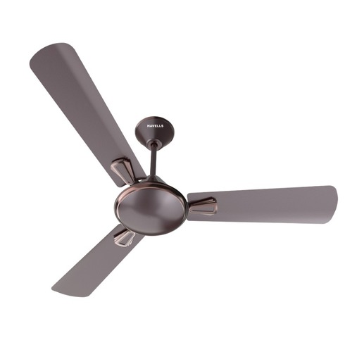 Havells 74W Decorative Ceiling Fans - Metallic Metal, Espresso Brown, 74W | 3 Blades, 5 Speed Modes, Button Control