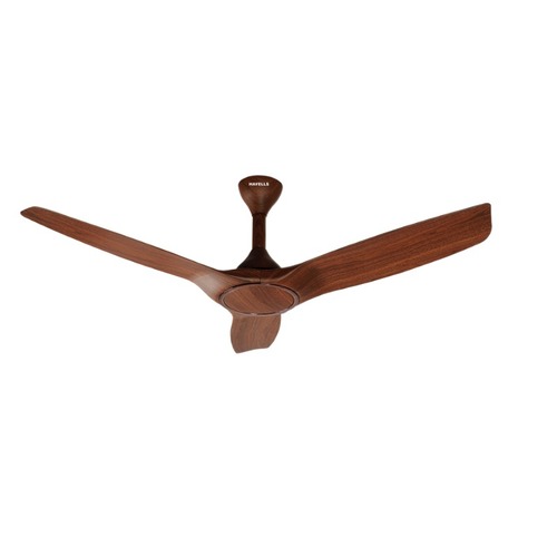 Havells Ceiling Fan - 80W Metallic, Walnut Chrome | 3 Blades, High Velocity, Button Control