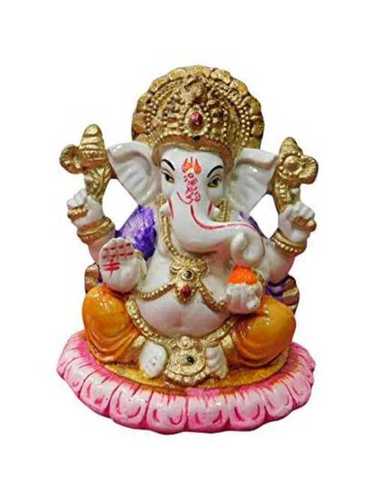 Light Weight and Dust Resistance Handicraft Lord Ganesha Murti for Worship