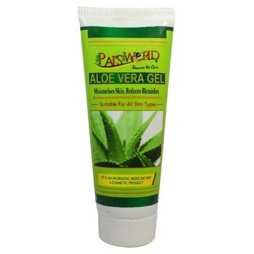 100% Herbal Aloe Vera Facewash Gel For Blemishes, Dryness And Sunburn