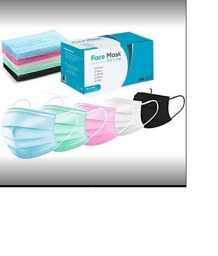 3 Ply Non Woven Fabric Disposable Surgical Mask For Unisex