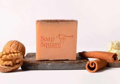 Skin-Friendly Antiseptic And Antioxidant Cinnamon, Walnut Oil And Shea Butter Body Bath Soap