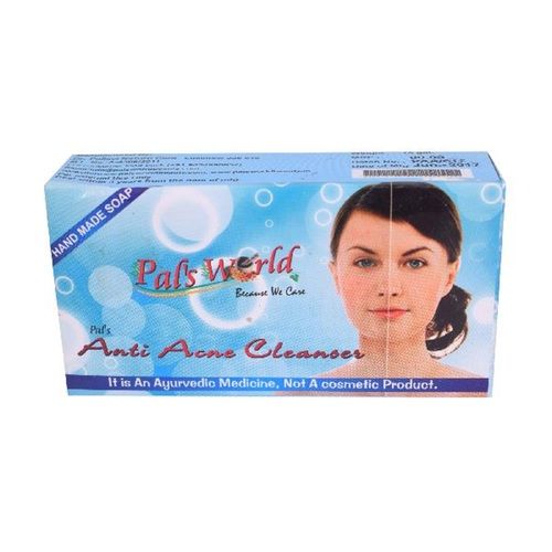 Skin-Friendly Herbal Anti Acne Cleanser Bath Soap With Sandalwood, Manjisthan, Neem And Rosemary