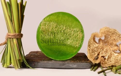 Natural Loofah And Lemongrass Oil Bath Soap
