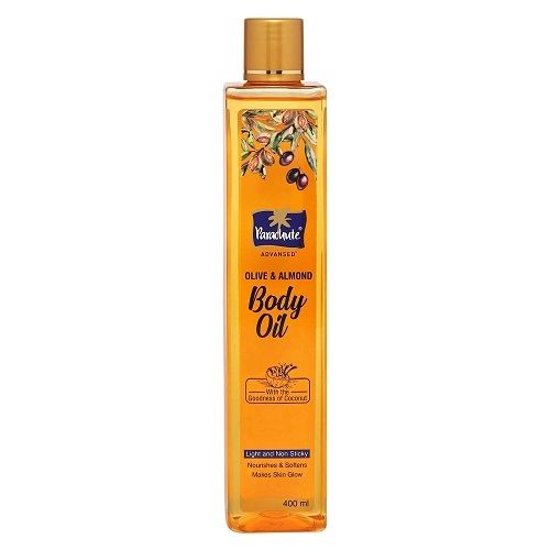 Parachute Advanced Body Oil Olive And Almond Available In 400 Ml Age Group: All Age Group