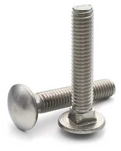 15-90 Mm Metallic Round Carriage Bolt Used In Machine