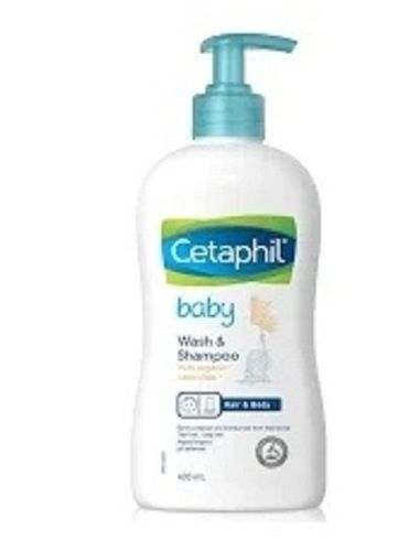 White Chemical Free Cetaphil Baby Daily Wash And Shampoo, Net Weight 400G