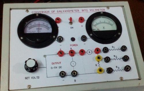 Conversion Of Galvanometer Into Ammeter, Model : TK 07