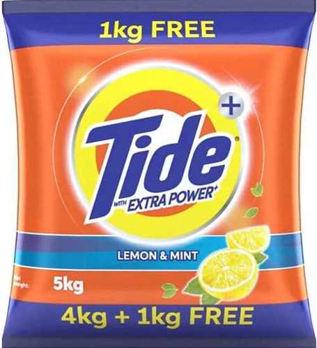 Quick Dry Detergent Cloth Washing Powder With Extra Power Lemon And Mint