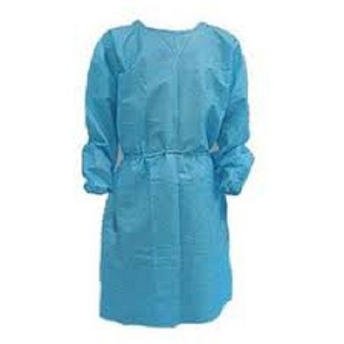 Disposable Non Woven Blue Full Sleeves Unisex Surgical Gown