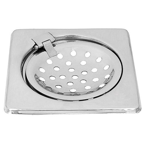 Rectangular Durable And Sturdy Round Shape Two Tiered Jali Water Resistant Stainless Steel Floor Drain 