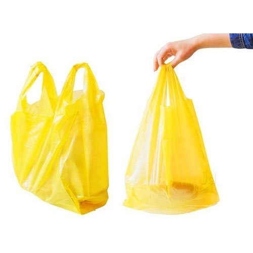 Durable Smooth Finish Yellow Color Plastic Grocery Bag At Best Price Durable Smooth Finish Yellow Color Plastic Grocery Bag At Best Price