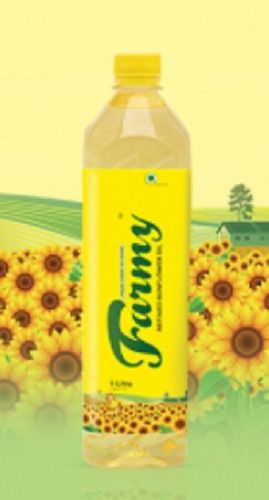 Farmy Refined Sunflower Oil 1 Liters Bottle With Mild Fragrance