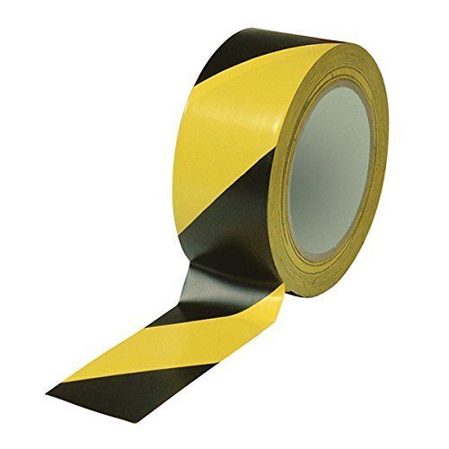 FLOOR MARKING BLACK AND YELLOW TAPE