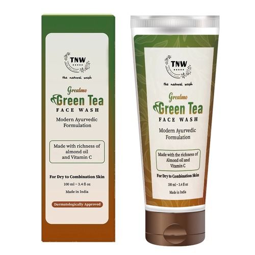 Herbal Green Tea Face Wash With Padmaka, Kalonji, Licorice And Vitamin E