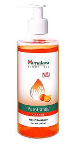 Himalaya Pure Hands Orange Hand Sanitizer Available With 500 Ml Age Group: Suitable For All Ages