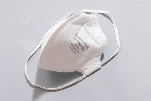 All N95 White Face Mask For Personal Care With Earloop