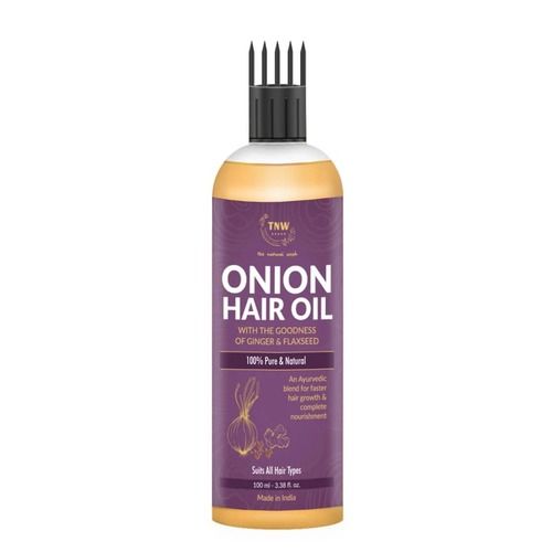 Onion Hair Growth Oil With Ginder, Grapeseed, Almond, Flaxeed And Aloe Vera