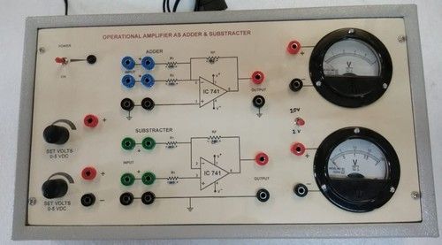 Portable Opamp As Adder / Substractor Trainer Kit, Model : TK-21