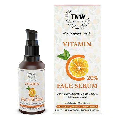 Rich Vitamin C Face Serum With Mulberry, Carrot, Tomato And Hyaluronic Acid