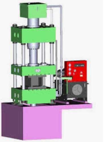 Green Semi Automatic Hydraulic Machine Used In Furniture, Scaffolding, Automobile Sector