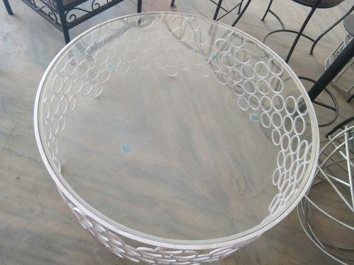 12Mm Glass Thickness Round Shape Glass Dining Table With Size 3X3X1.5 No Assembly Required