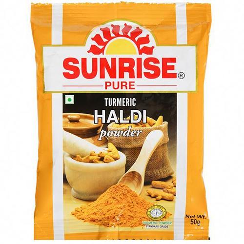 Yellow A Grade 100% Pure And Natural Sunrise Turmeric Haldi Powder 50G