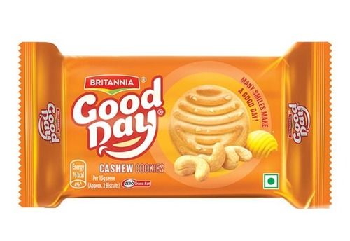 Crisply And Tasty Soft Britannia Good Day Cashew Cookies 200G Fat Content (%): 5.52 Grams (G)