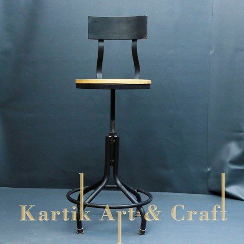 Fancy Rotatable High Rise Chair for Bar and Restaurant, Size 45x16x30cm