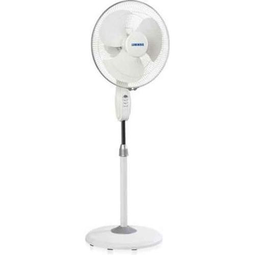 Luminous Mojo Plus 55w White Pedestal Fans